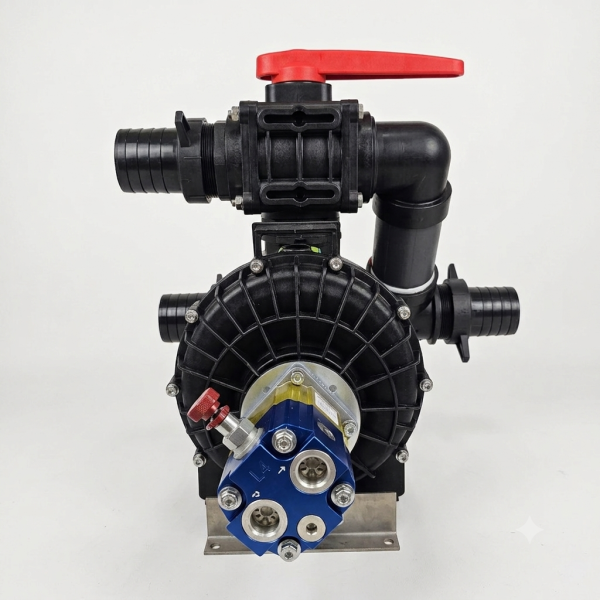 Pompe chimique auto-amorçante multifonctionnelle CTH-30R avec moteur hydraulique et régulateur de débit d'huile intégré (4)